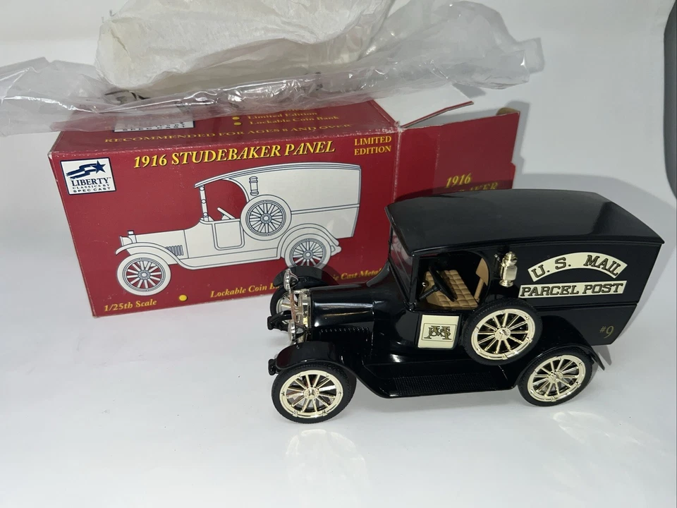 VINTAGE LIBERTY CLASSICS 1:25th Scale 1916 Studebaker Panel Van  U.S. Mail - Image 1 of 1