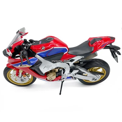 1:9 Scale Honda CBR1000RR HRC Motorcycle Model Toy Diecast Toy Motorcycle Red - Image 1 of 4