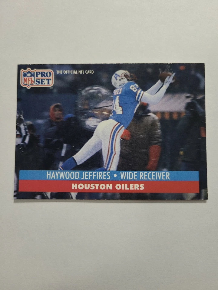 HAYWOOD JEFFIRES 1991 PRO SET FOOTBALL CARD # 517 E7889 - Image 1 of 1