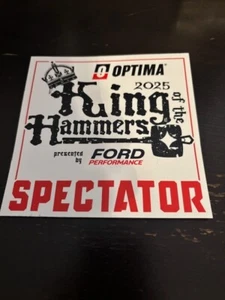 KING OF HAMMERS Spectator Sticker OFFROAD Presented by Ford KOH - Picture 1 of 1