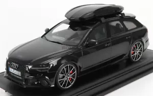 1:18 para MOTORHELIX para AUDI para A6 para RS6 para AVANT 2017 negro metálico LTD - Imagen 1 de 7