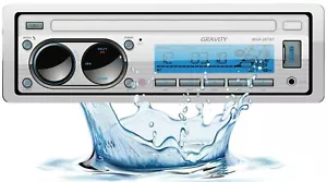Mgr207bt 200w A2dp True Marine Stereo Am Fm Radio Media Player Receiver With Blu - Picture 1 of 8