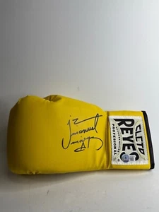 Juan Manuel Marquez Signed Yellow LH Cleto Reyes Boxing Glove BAS WZ79214 - Picture 1 of 3