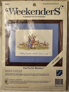 Weekenders ""The Flopsy Bunnies"" Beatrix Potter gezählter Kreuzstich 03541 Neu - Bild 1 von 4