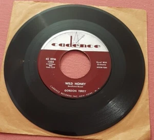Gordon Terry 45 Wild Honey / Run Little Joey Cadence 1334 vg - Picture 1 of 2