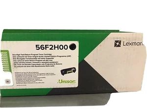 Original Lexmark schwarz 56F2H00 Tonerkassette mit hoher Ausbeute und Rückgabeprogramm. - Bild 1 von 2