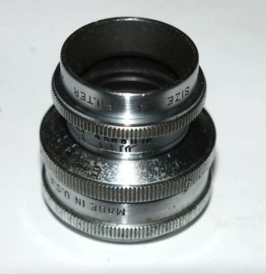Wollensak Raptar 17 mm  f2.7 C-Mount Cine Movie 16 mm Lens FITS BOLEX ETC - Image 1 of 4