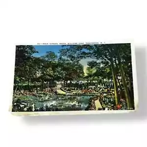 Postal Rock Garden Roger Williams Park Providence Rhode Island c1938 C455 - Imagen 1 de 2