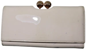 Ted Baker Felicee Bobble Matinee Wallet Light Pink Patent Leather Rose Gold ✅ - Picture 1 of 15