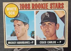 1968 Topps - 1968 Rookie Stars #287 Cisco Carlos, Mickey Abarbanel (RC) - Bild 1 von 2