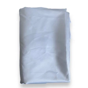 White Satin Material 59 x 65 inches Fabric Bridal Sheen Sewing Crafting Plain - Picture 1 of 3
