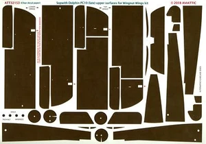 Calcomanías de aviático 1/32 SOPWITH DOLPHIN PC 10 (TARDE) PARA SUPERFICIES SUPERIORES - Imagen 1 de 1