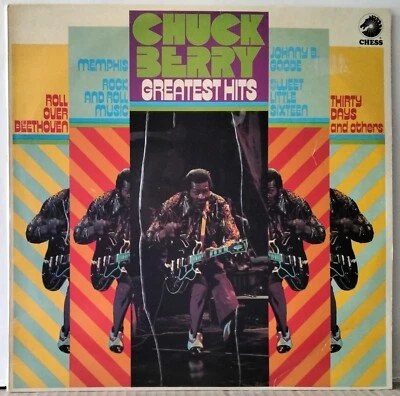 CHUCK BERRY GREATEST HITS 1977 CHESS 9124 202 AUS 1ST EDITION VINYL LP - Image 1 of 3