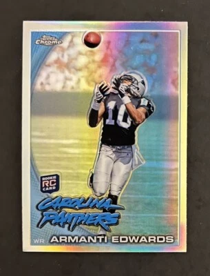 2010 Topps Chrome Refractor #C136 Armanti Edwards RC Rookie (M1) - Image 1 of 2