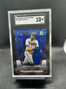 2023 Bowman Chrome Sapphire Ronald Acuna Jr #93 Braves SGC 10 - Bild 1 von 1