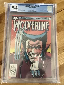 Wolverine Limited Series #1 (1982) - 1st Solo Series - CGC 9.4 - Marvel Comics - Picture 1 of 2