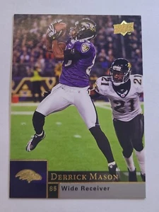 2009 Upper Deck #18 Derrick Mason Baltimore Ravens Football Card - Picture 1 of 2