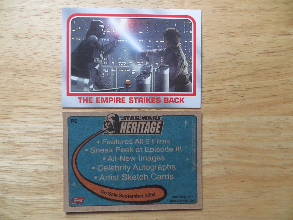 2004 TOPPS STAR WARS HERITAGE THE EMPIRE STRIKES BACK PROMO CARD P5  - Image 1 of 1