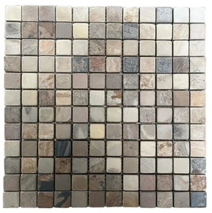 12" x 12" California Gold Tile Natural Stone Box of 5 T-68 - Picture 1 of 2
