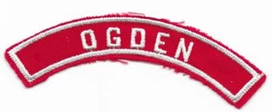 Ogden Red and White RWS Community Strip Vintage Boy Scouts BSA - Picture 1 of 1