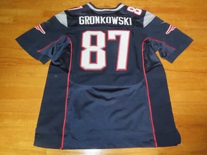 Nike NFL Players ROB GRONKOWSKI No.87 NEW ENGLAND PATRIOTS Sz 44 Football Jersey - Picture 1 of 8
