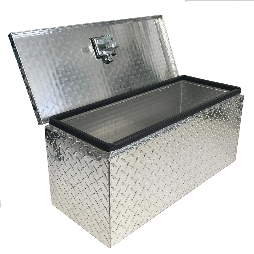 AB TOOLS Trailer Truck Aluminium Lockable Tool Box Chest Locker Storage 26” x 9” x 9”