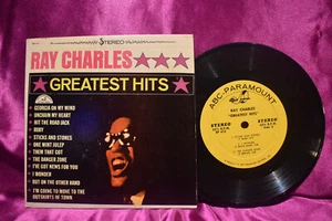 Ray Charles Greatest Hits 7" Jukebox LP w/ Tickets! - Picture 1 of 5