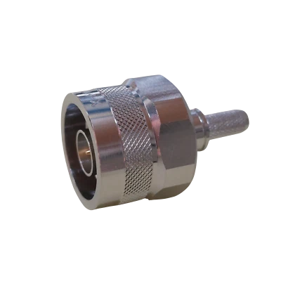 N Male LMR-195 connector EZ-195-NMH-X Times Microwave Crimp Style Easy install - Image 1 of 4