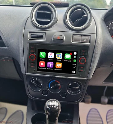 for 2005-2008 Ford Fiesta Stereo Headunit Multimedia CarPlay 64GB+4GB - Image 1 of 4
