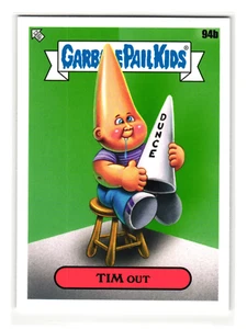 Tim Head 2020 Garbage Pail Kids Coneheads Parody Sticker - Picture 1 of 2