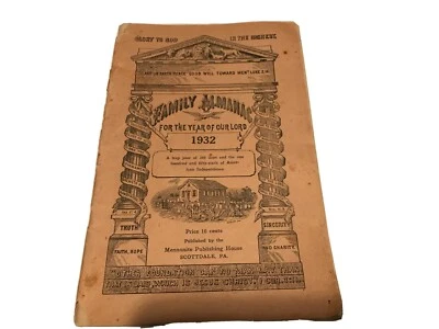 Family Almanac 1932 - Image 1 of 3