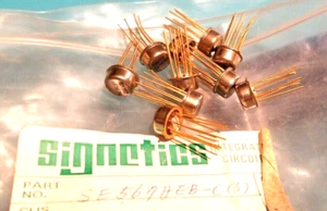 10 PC LOT SE567H EB Integrated Circuit Signetics metal CAN 8 leads SIGNETISbr - Picture 1 of 3