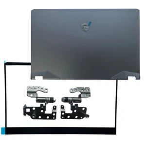 New For MSI GE76 Raider 10SGS SFS MS-17K1 LCD Back Cover&Front Bezel&Hinges Blue - Picture 1 of 10