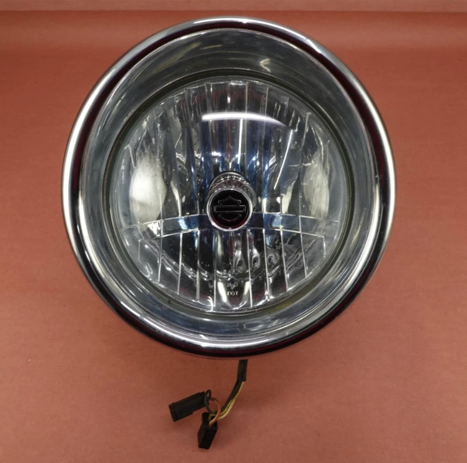 00-06 Harley Davidson Heritage Softail FLSTCI Faro delantero Luz Lámpara Foto 1 de 4