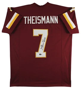 Joe Theismann "83 MVP" Authentic Signed Maroon Pro Style Jersey BAS Witnessed - Picture 1 of 3