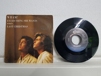 Wham! - Last Christmas / Everything she wants 1984 7“ Weihnachten Club Tropicana - Bild 1 von 2