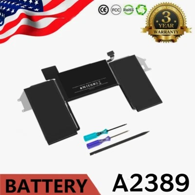 A2389 Battery Genuine for Apple MacBook Air 13" Air M1 A2337 2020 OEM - Image 1 of 4