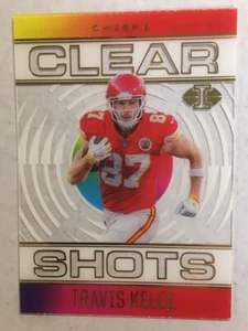 2021 Illusions Travis Kelce Clear Shots - Picture 1 of 2