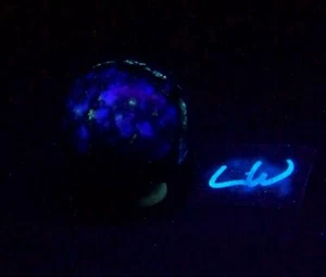 Fluorescent Fluorite 41mm Sphere for Collection 4823 - Picture 1 of 12