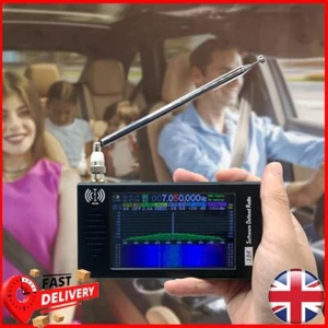 Ricevitore radio DSP SDR radio portatile onde corte 4,3 pollici touch screen per escursionismo - Foto 1 di 11