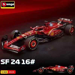 Ferrari SF 24 F1 2024 Charles Leclerc 1:43 Burago Formula 1 Modellino Macchinina - Foto 1 di 6