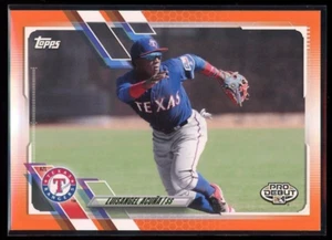 Topps Pro 2021 debut Luisangel Acuña #PD-65 naranja paralelo RC/25 Mets - Imagen 1 de 2