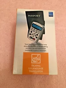 Brookstone Passport - sprechender Übersetzer für 12 Sprachen - digital - neu im Karton - Bild 1 von 4