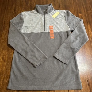 Tommy Bahama leichter Herrenpullover mit 1/4-Reißverschluss grau Größe S - Bild 1 von 11