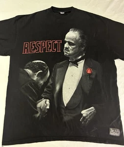 Rare VTG Y2K The Godfather 2006 Video Game Promo T Black Graphic Shirt - Picture 1 of 7