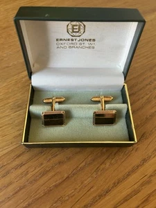 Ernest Jones Vintage Cufflinks In Original Box - Picture 1 of 5