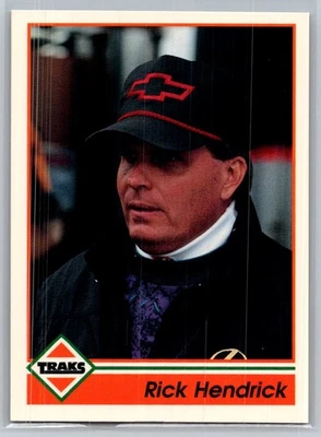 1992 Traks Racing #187 Rick Hendrick - VG - Hendrick Motorsports - Image 1 of 2