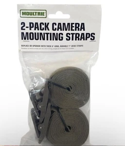 Moultrie Camera Mount Straps | 2-Pack | Fits Cameras | 8 ft. Long - Imagen 1 de 19