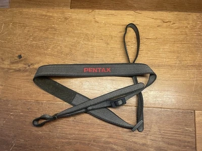 *Near MINT ++* Pentax Genuine Gray & Red Camera Neck Shoulder Strap From Japan - Image 1 of 4