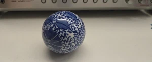 1 Pair Of Carpet Balls - Decorative Blue And Whit Chinese Porselain - Bild 1 von 10